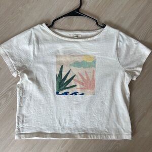 Madewell Cream Graphic Tee